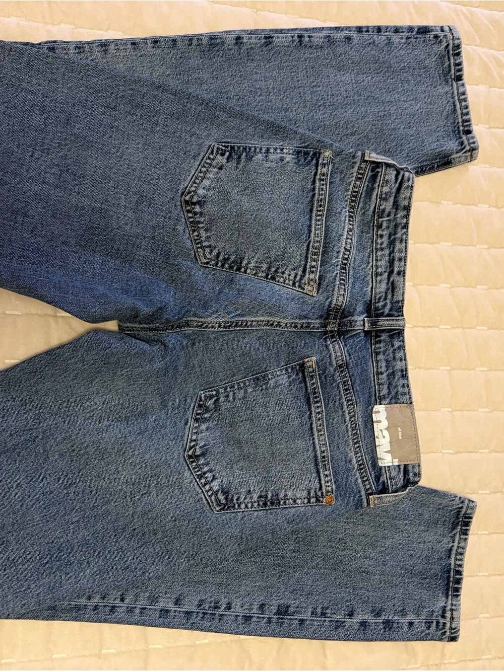 Mavi Mirella Low-Rise Slim Straight Blue Jeans